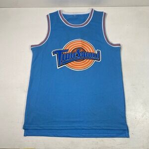 Space Jam Basketball Jersey Tune Squad Bugs Bunny 1 Mens Medium Light Blue